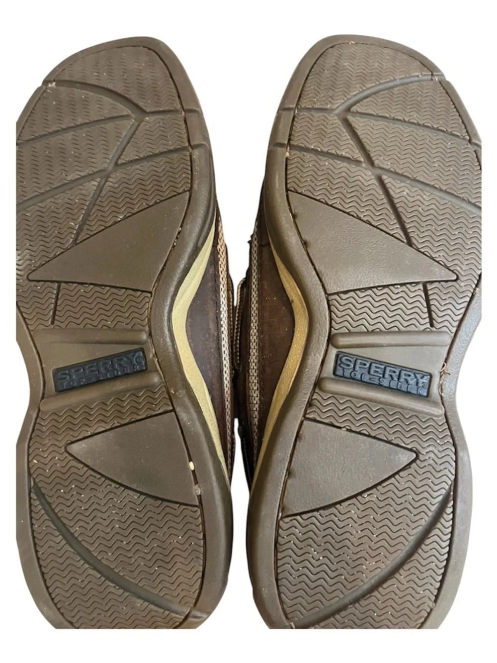 Sperry Topsider Brown Leather Lace-Up Boat Shoes